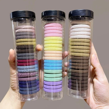 20PCS High Elastic French Style Hair Ties Thick Thickened Hair Bands for Women & Girls