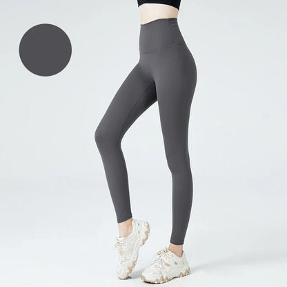 Women's High Waist Seamless Leggings - Naked Feel Push Up Yoga Pants For Fitness, Running & Gym Training