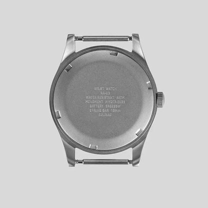 RDUNAE RA03 Military Men’s Watch - 34.5mm Vintage Quartz Wristwatch with Miyota 2035 Movement & Stainless Steel Case