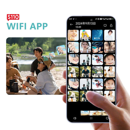 2.7K Glasses Camera – Mini Wearable Outdoor Security Sports DV DVR, WIFI Video Recorder for Driving, Hiking, and Surveillance