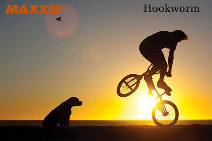 MAXXIS Hookworm BMX Bike Tire – 26x2.5 Wire Bead Clincher for Street, Park & Flatland