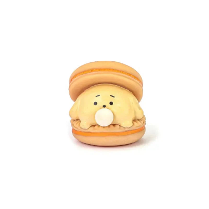 Cute Animal Spit Bubble Burger Toy – Stress Relief Pinch Toy for Kids, Office Fun & Desktop Decor
