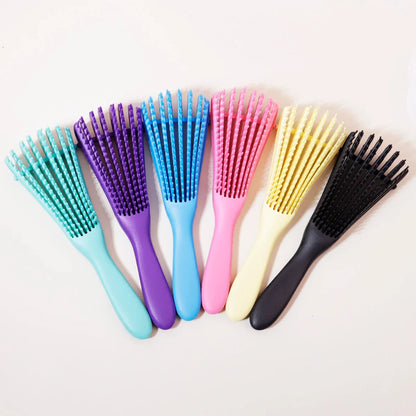 Scalp Massage Hair Brush - Anti-Static Detangling Curl Brush for Salon Styling & Wigs