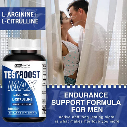 100 Tablets Men's Daily Vitality Supplement - Male Wellness, Energy & Performance Support