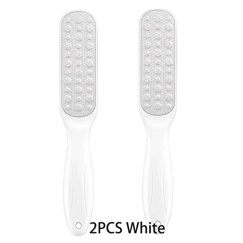 304 Stainless Steel Foot File — Double-Sided Callus Remover for Dead Skin, Professional Pedicure Tool
