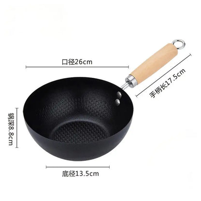 Mini Non-Stick Iron Frying Pan – Small Frypan Saucepan for Omelettes & Cooking, Kitchen Gadget Supplies
