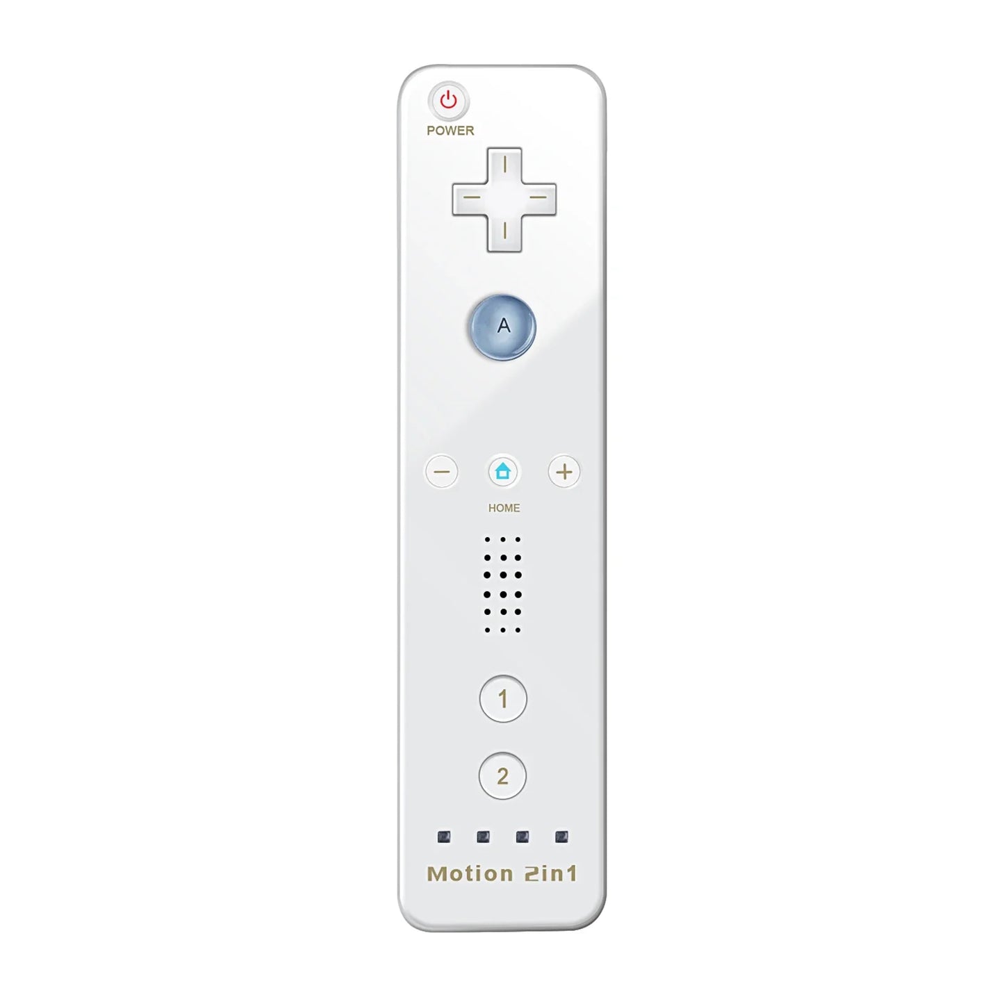 2-in-1 Nintendo Wii Controller Set | Wireless Remote Gamepad with Motion Plus Joystick & Silicone Case
