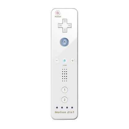 2-in-1 Nintendo Wii Controller Set — Wireless Motion Plus Gamepad with Silicone Case