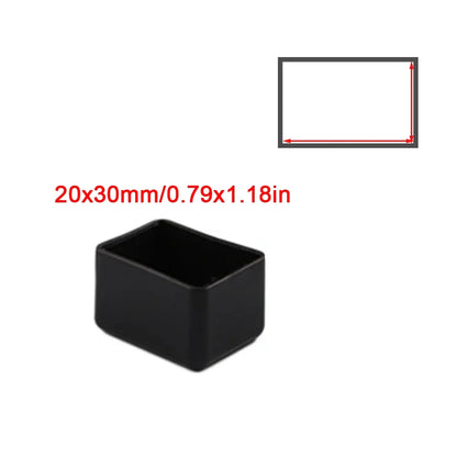Square Silicone Chair Leg Caps – Non-Slip Furniture Foot Covers for Table & Chair Legs, Floor Protector Pads, Dust & Scratch Guards for Home Furniture Stability