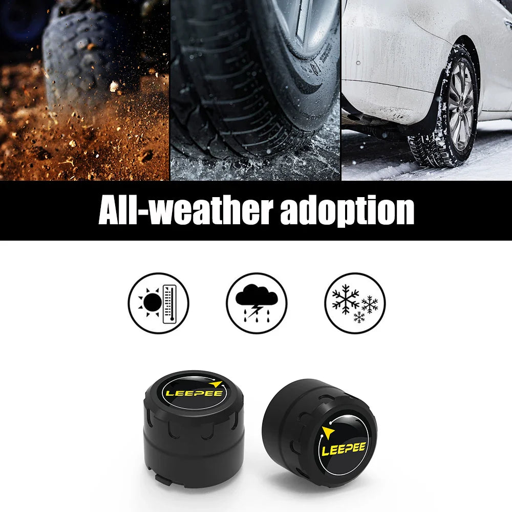 Bluetooth Motorcycle TPMS with 2 Sensors – Tire Pressure Monitoring System for Pit Bike, Tyre Tester Diagnostic Kit Moto Accessories