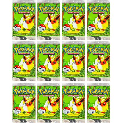 Pokémon Booster Packs Base Fossil Jungle - 11 Cards Per Pack & 36 Pack Booster Box Proxy Game Cards Collection