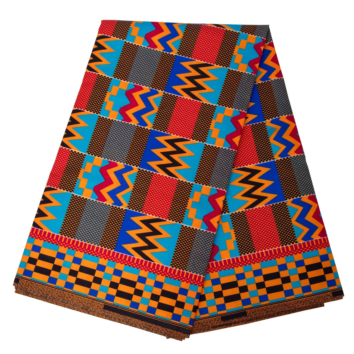 African Real Wax Ankara Fabric - Nigerian Print 100% Polyester Fabric for Women
