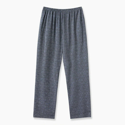 Men’s Plaid Pajama Pants - Soft Breathable Casual Lounge Trousers for Sleepwear & Nightwear