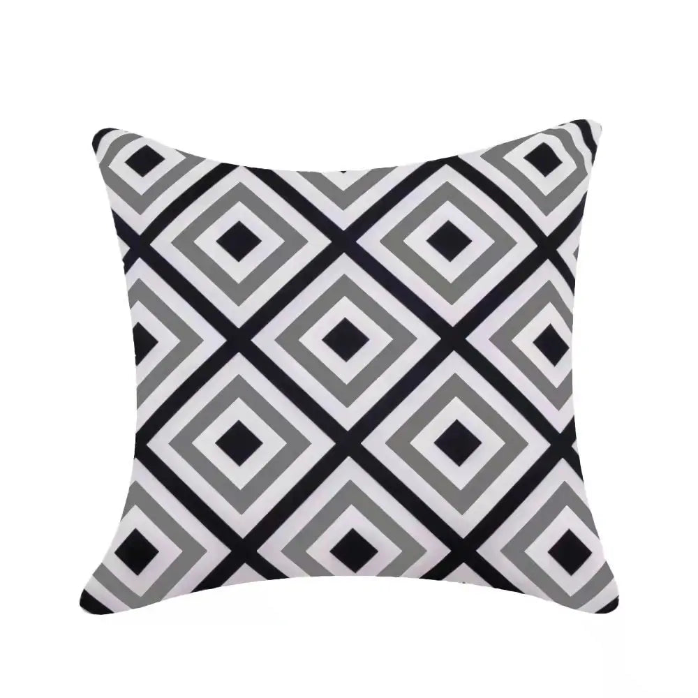 Waterproof Oxford Cloth Pillowcase - Splash Proof Outdoor Cushion Cover for Garden Lawn Terrace Furniture