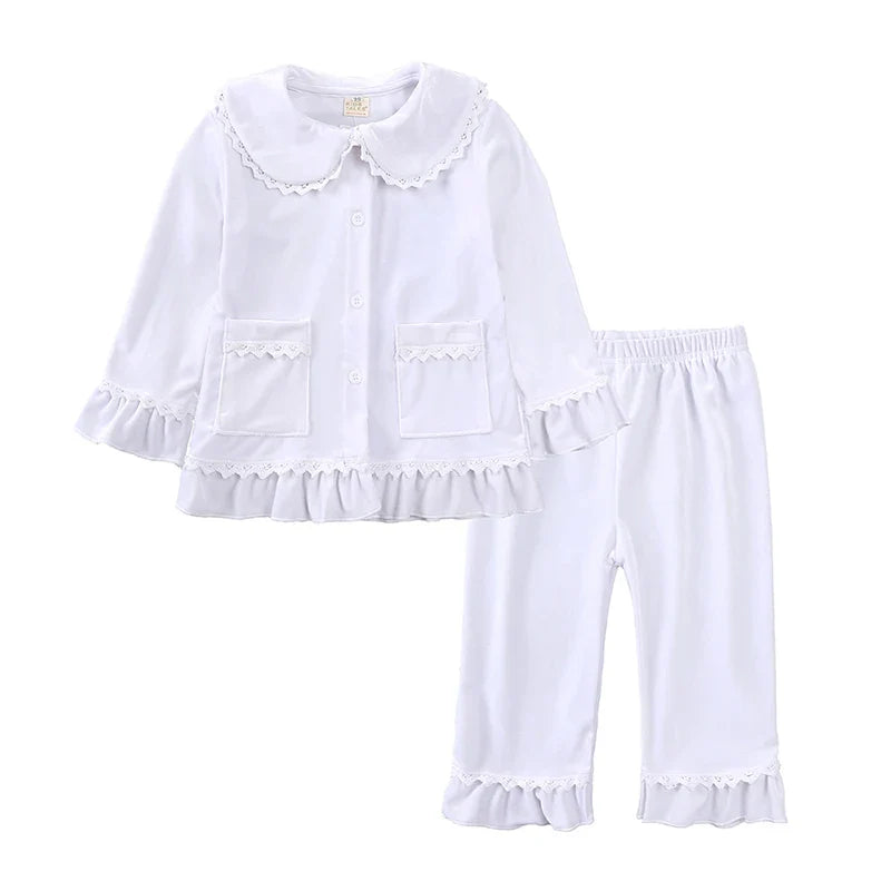 2025 Kids Christmas Pajama Set – Velvet Loungewear Long Sleeve Sleepwear for Boys & Girls