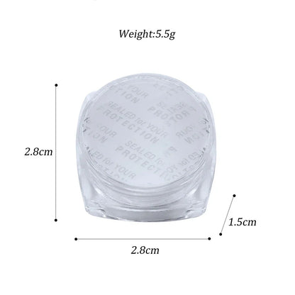 Chameleon Magic Mirror Nail Powder - Holographic Diamond Glitter Pigment for UV Gel Manicure & DIY Nail Art