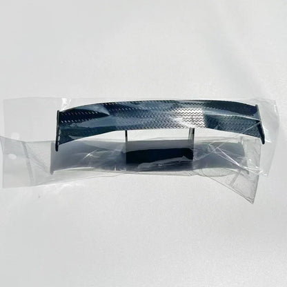 Black Mini Tail Fins Spoiler - Universal Car Exterior Racing Style Decorative Wing Accessories
