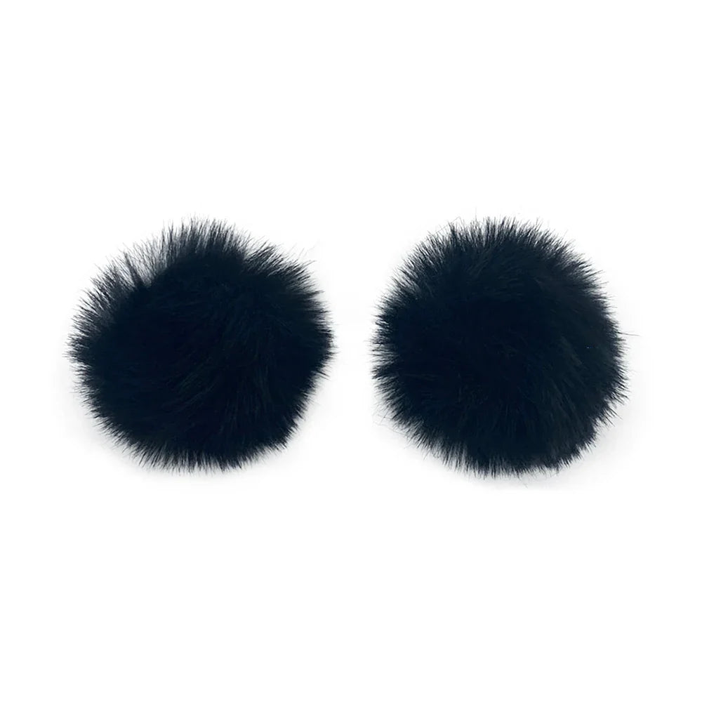 Universal Furry Dead Cat Windscreen – Lavalier Microphone Wind Muff for DJI Mic & Blue Mantis