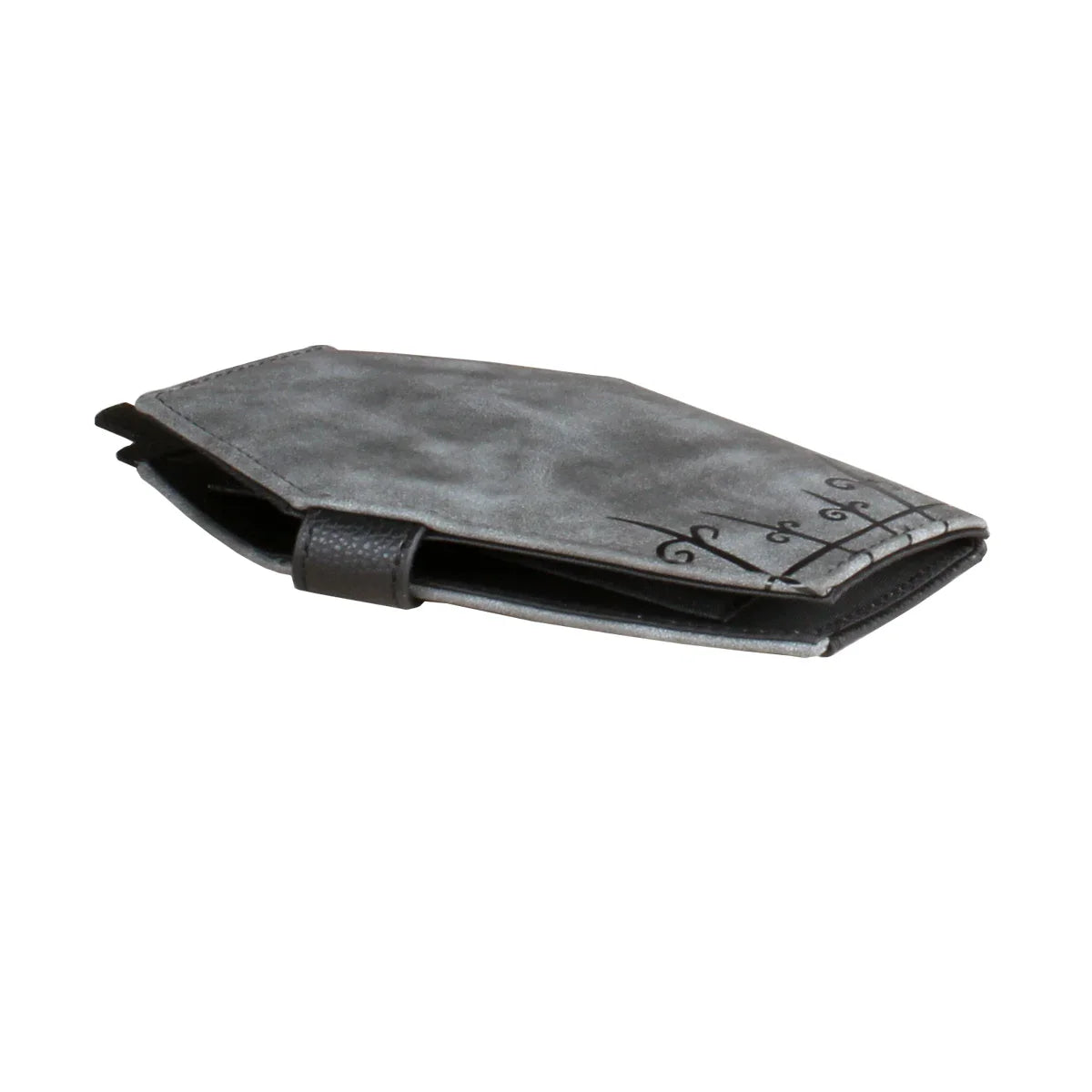 Niche Coffin-Shaped Clutch Wallet – Women's Bifold Coin Purse, Halloween Gift Idea