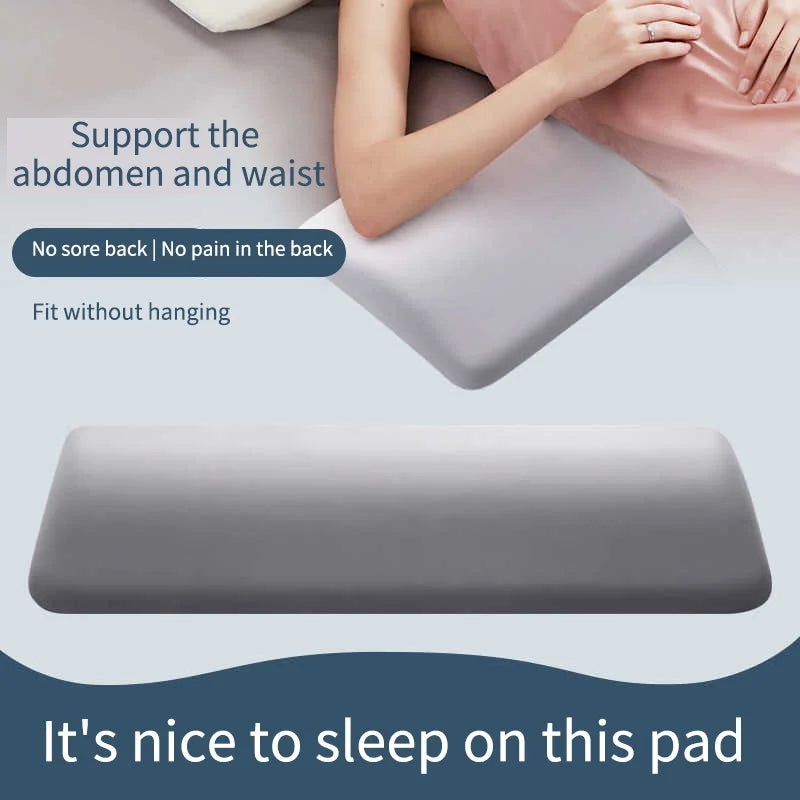 Memory Foam Lumbar Support Pillow — Back & Waist Cushion for Sleeping, Lower Back Pain Relief