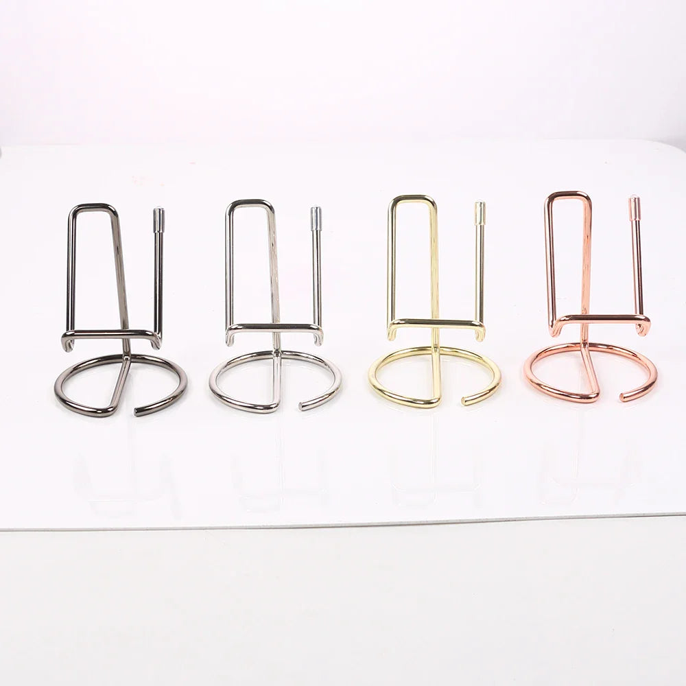 Desktop Metal Phone & Business Card Holder – Office Stand Organizer for Name Cards