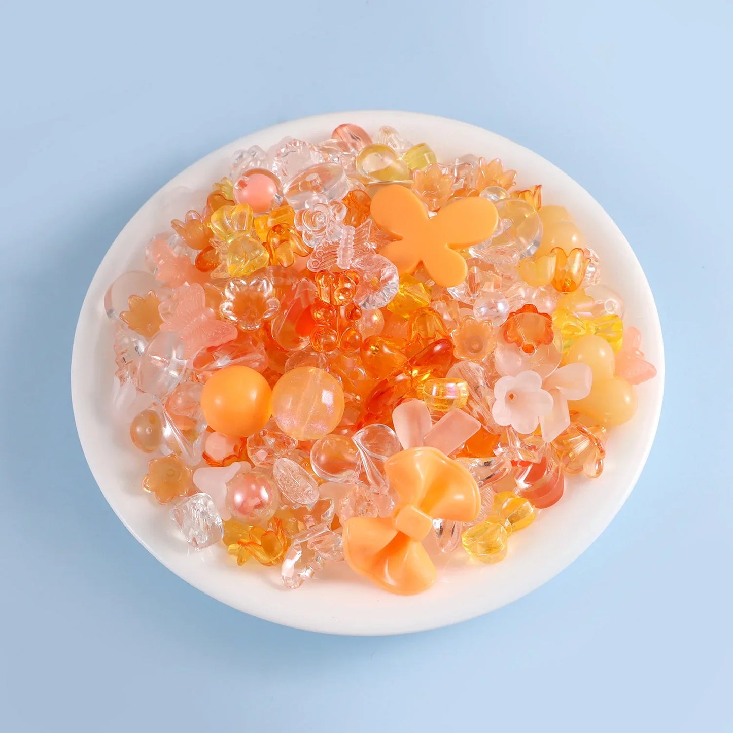 Candy Color Acrylic Beads - Mixed Style DIY Beads for Handmade Bracelets, Phone Chains & Jewelry Making