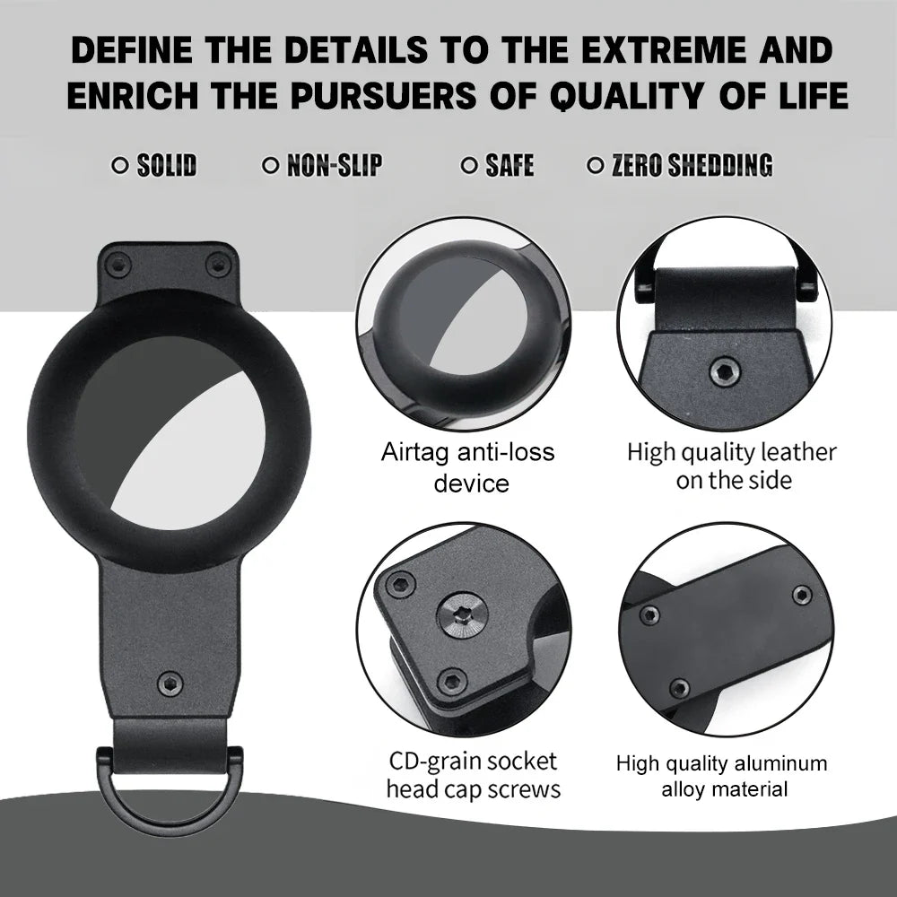 Compact Key Organizer – Minimalist Metal Key Holder for 2-6 Keys, Secure Keychain Case