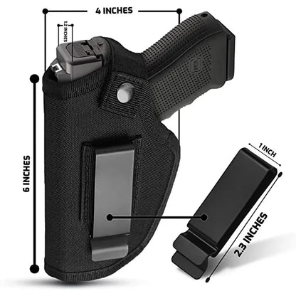 Outdoor Tactical Hunting Nylon Holster – Concealed IWB Gun Pouch for Glock, Sig Sauer, Beretta, Kahr, Bersa