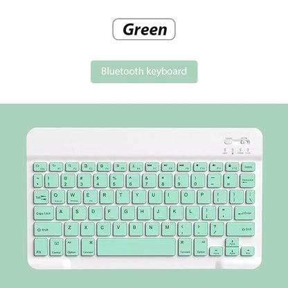 Mini Bluetooth Wireless Keyboard Set - Universal Phone Tablet iPad Keyboard and Mouse Accessories