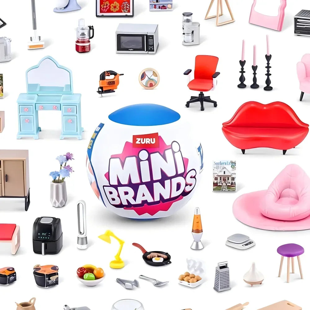 ZURU 5 Surprise Mini Brands Toy - Mystery Blind Box Miniature Collectible Surprise Gift for Kids