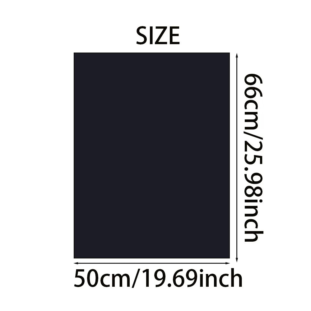 Black Tissue Paper Sheets - 10-100pcs Gift Wrapping Craft Paper for DIY Art and Flower Decoration