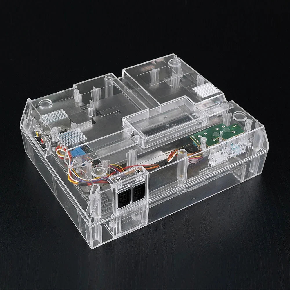 Bitfunx Transparent Replacement Housing Shell for NES - Protective Case for Nintendo Entertainment System Console