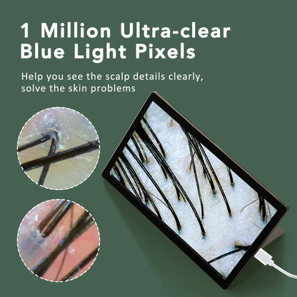 Wireless Dermatoscope Skin Analyzer — 1000X WiFi Magnifier for Scalp & Facial Skin Diagnostics