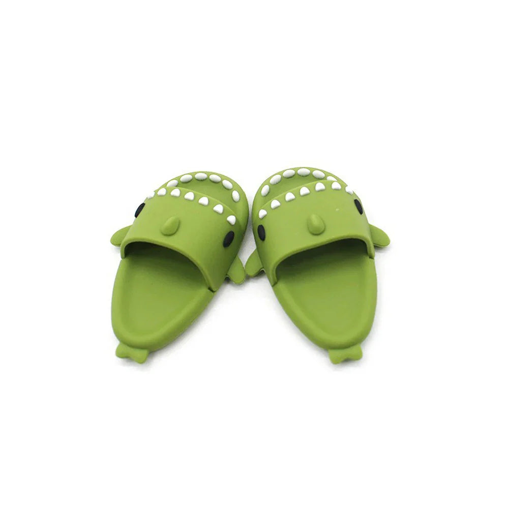 17cm Labubu Doll Shark Slippers — Fun & Stylish Casual Shoes for Dolls (Shoes Only)