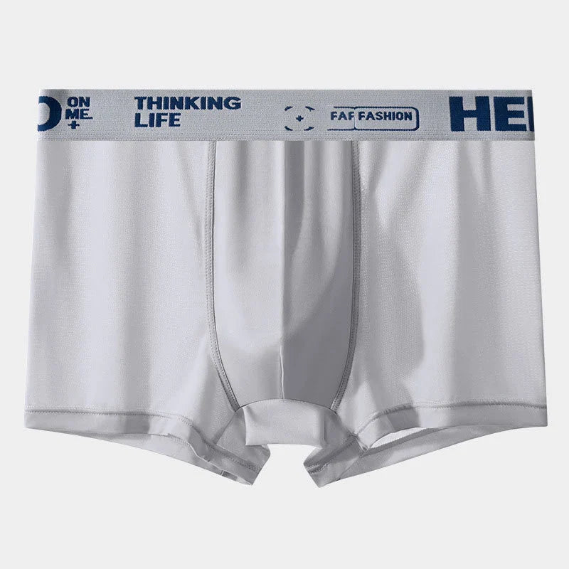 Men's Ice Silk Graphene Boxer Briefs – Breathable, Ultra-Thin, Comfortable Trunks Underwear