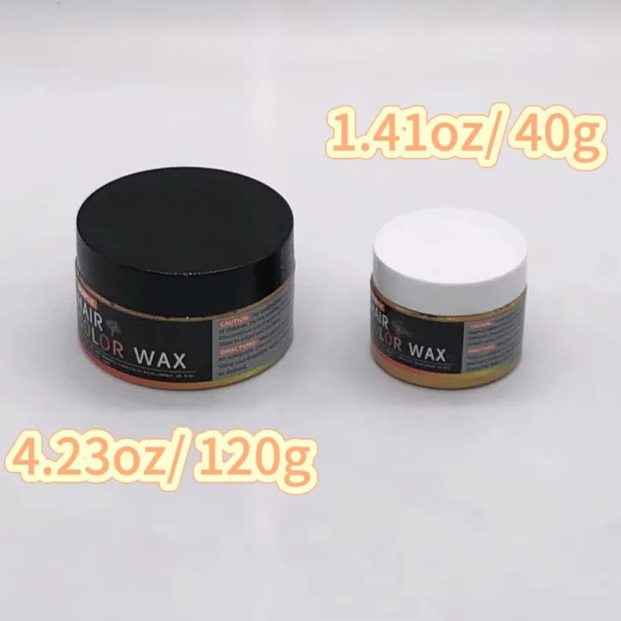 Halloween Hair Color Wax – Easy Wash DIY Temporary Hair, Eyebrow & Beard Dye Cream