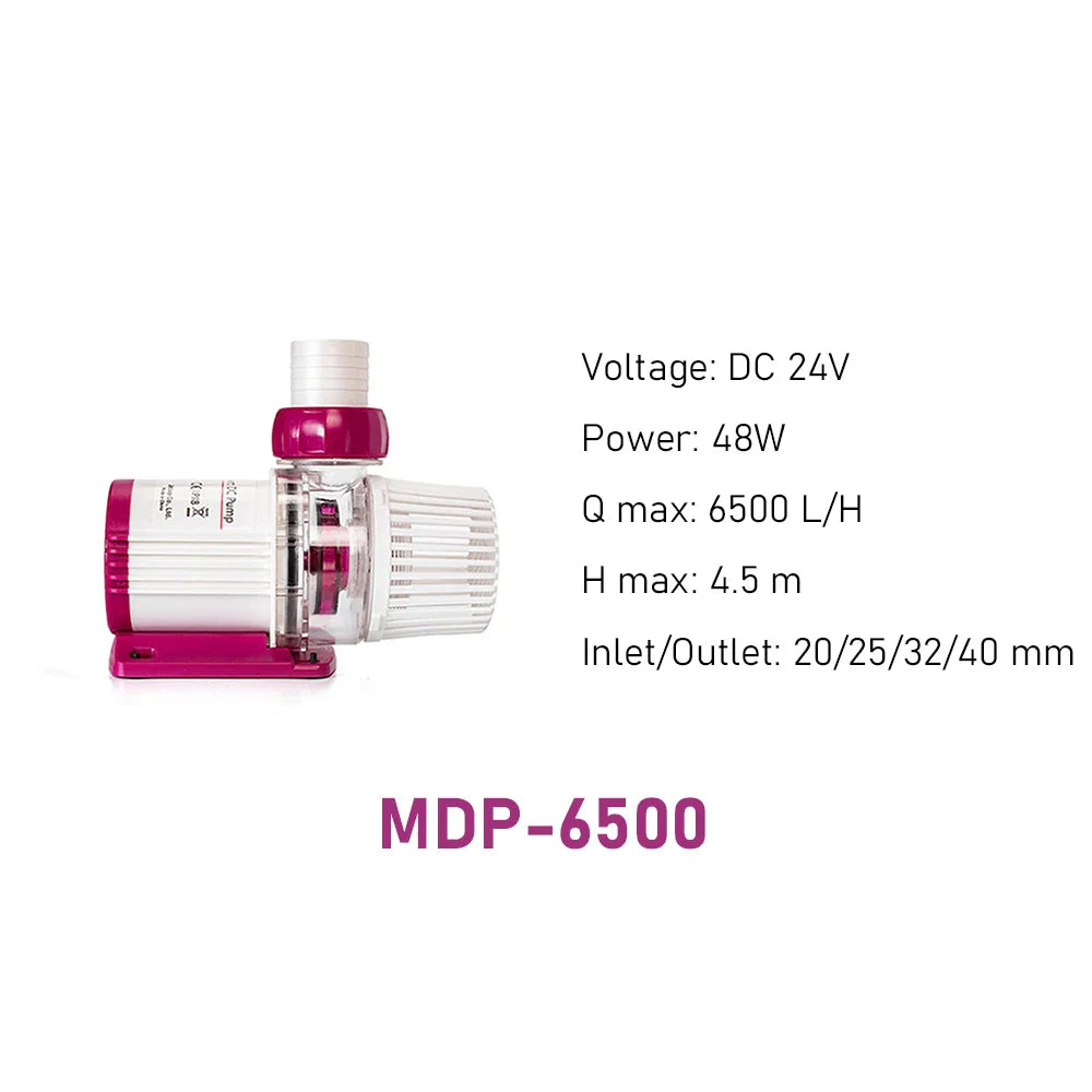 Jebao/Jecod MDP Series Smart DC Aquarium Pump – WiFi App Controlled Circulation Return Pump with LCD