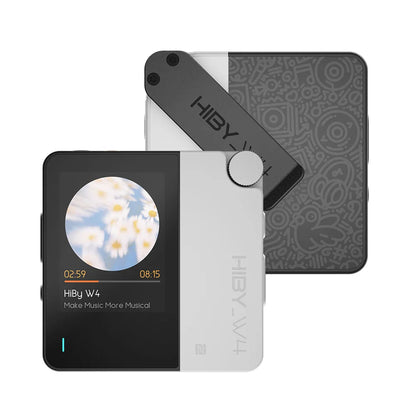 HiBy W4 Wireless HiFi Headphone Amplifier & USB DAC — Bluetooth 5.4, 3.5mm/4.4mm, DSD512, LDAC, CarPlay Compatible