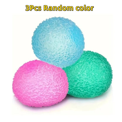 Squishy Multicolor Ice Ball Fidget Toy – Soft Pinch Pop Stress Relief for Kids & Adults, Fun Sensory Toy, Halloween & Christmas Gift
