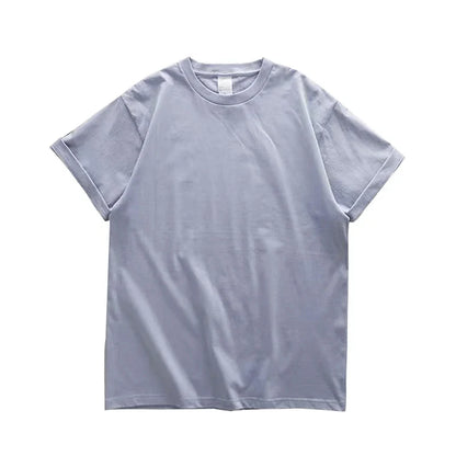 Dukeen Heavyweight Cotton T-Shirt - 280gsm Oversized Short Sleeve Casual Tee for Men Summer Streetwear