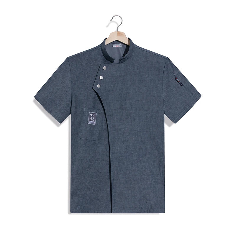 Catering Chef Work Shirt - Restaurant Kitchen Uniform T-Shirt for Cooks, Bakers & Hospitality Staff