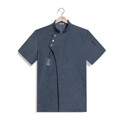 Catering Chef Work Shirt - Restaurant Kitchen Uniform T-Shirt for Cooks, Bakers & Hospitality Staff