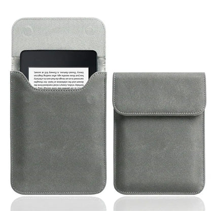 PU Leather Kindle Tablet Sleeve - Protective Carrying Pouch for Paperwhite 11th Gen 6.8" & 6" eReader Cover