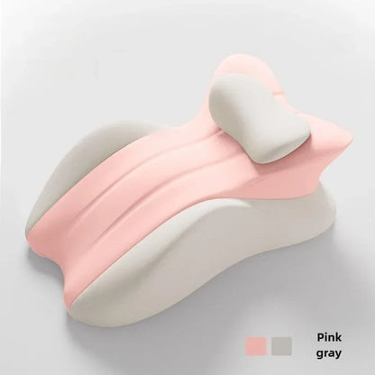 Multi-Positional Wedge Pillow - Memory Foam Ergonomic Prone Bed Pillow with Removable Cover