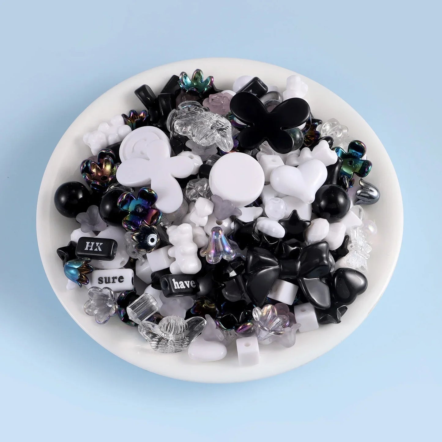 Candy Color Acrylic Beads - Mixed Style DIY Beads for Handmade Bracelets, Phone Chains & Jewelry Making