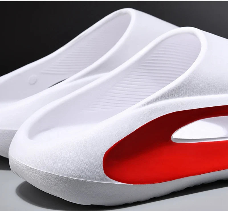 Summer Thick Sole Slippers for Men & Women – Soft EVA Indoor Slides, Beach Sandals & Flip Flops