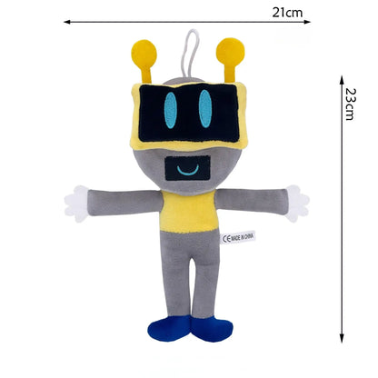 Sprunki Plush Toys – Humanoid Sprunki Soft Cartoon Pillow, Stuffed Game Doll for Kids’ Birthday Gift