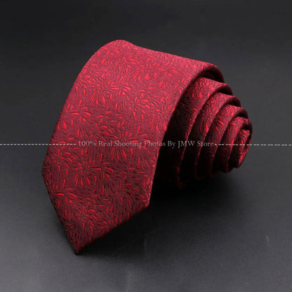 Men’s Wedding Floral Necktie - Wave Fireworks Meteor Flower Design Tie for Groom, Business & Formal Accessories Gift