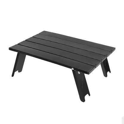 WESTTUNE Mini Camping Table – Ultralight Portable Aluminum Folding Table for Backpacking, Picnic & BBQ