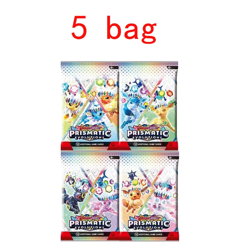 360PCS Pokémon Scarlet & Violet Prismatic Evolutions Booster Box – English Trading Cards 151 Ultra Prism Battle Set